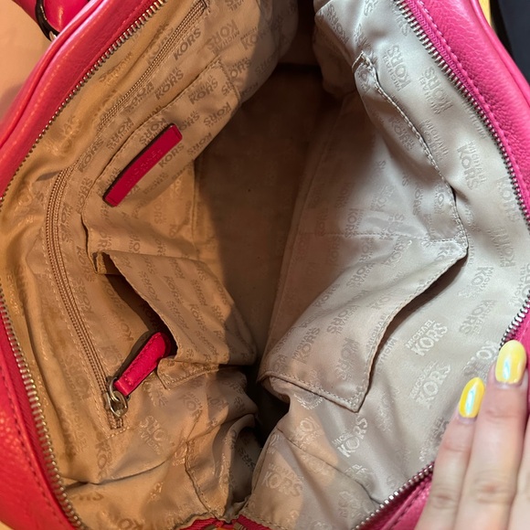 Hot Pink Michael Kors Purse - Picture 3 of 4